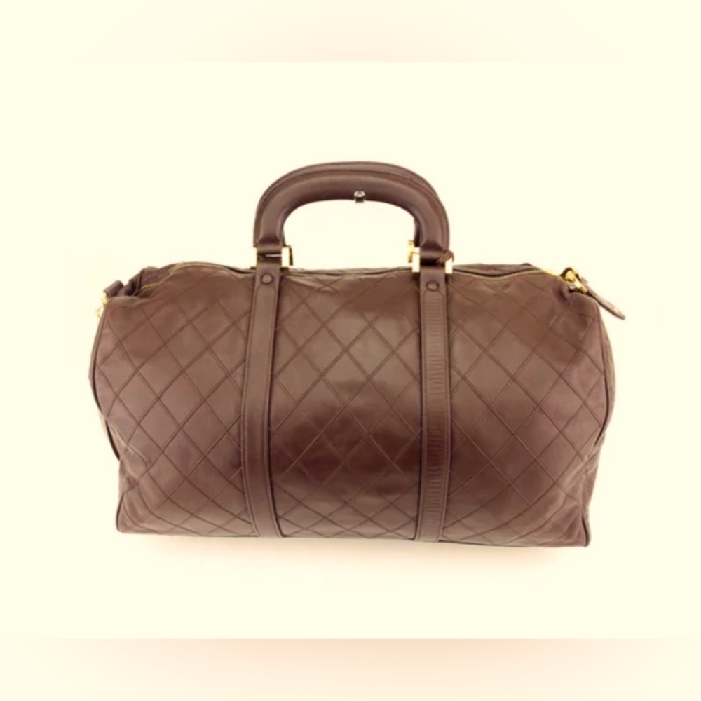 AUTHENTIC | CHANEL | LAMBSKIN | TRAVEL
